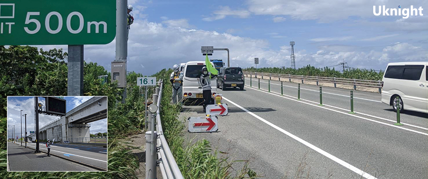 柳川市、大牟田市にて交通誘導警備を実施致しました。