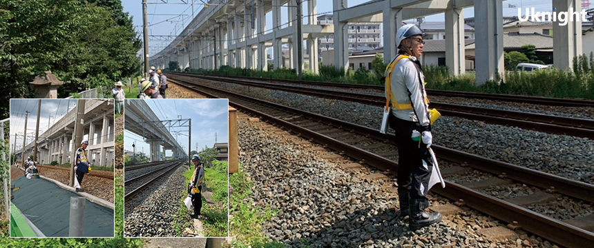 JR久留米駅にて列車監視業務を実施致しました。