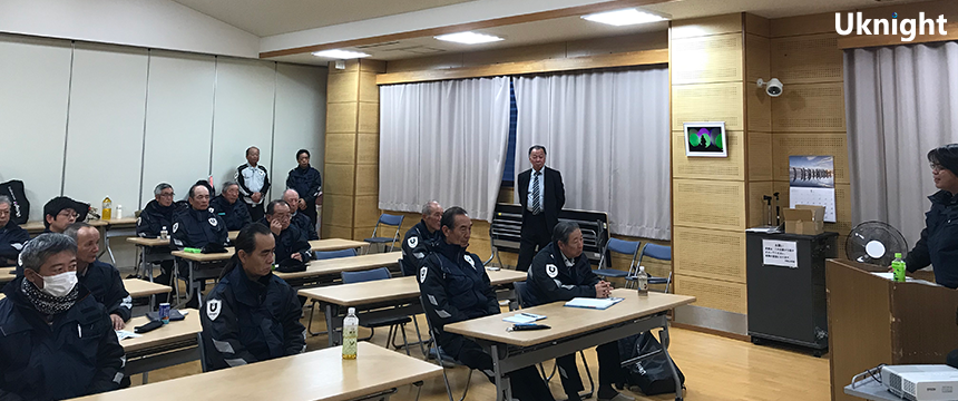 十日恵比須神社の正月大祭にて会場周辺の警備を実施致しました。
