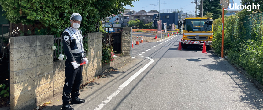 東大和市で交通誘導警備業務を実施致しました。