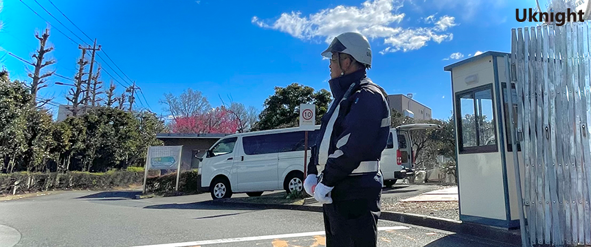 立川市内にて交通誘導警備業務を実施致しました。