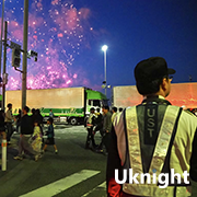 「Fukuoka東区花火大会」にて交通誘導警備業務を実施致しました。